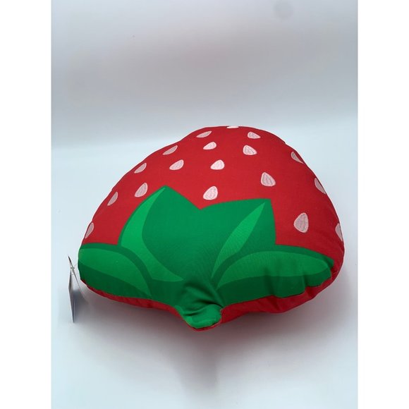 Novogratz Strawberry Indoor or Outdoor Decorative Throw Pillow 20" x 17" - Picture 8 of 10